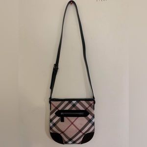 Burberry Nova Check Black Patent Dryden Crossbody